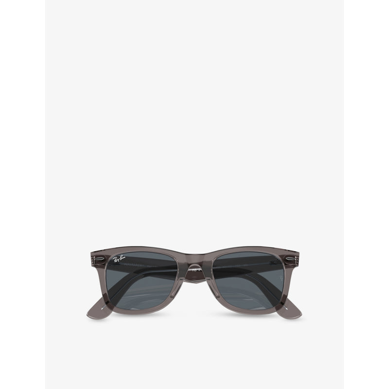 Ray-Ban RB2140 wayfarer rectangle acetate sunglasses, imported from the UK