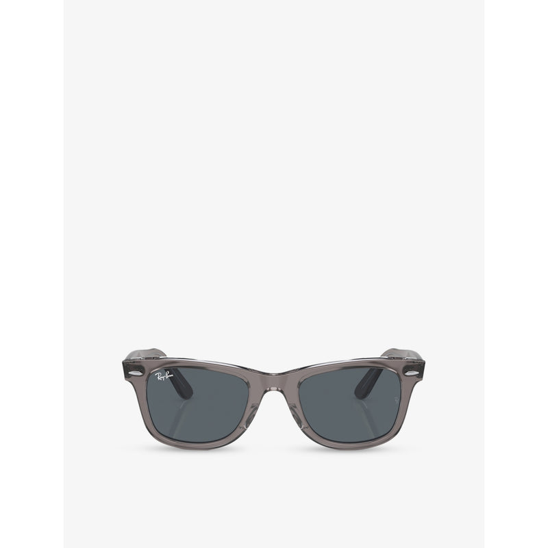 Ray-Ban RB2140 wayfarer rectangle acetate sunglasses, imported from the UK