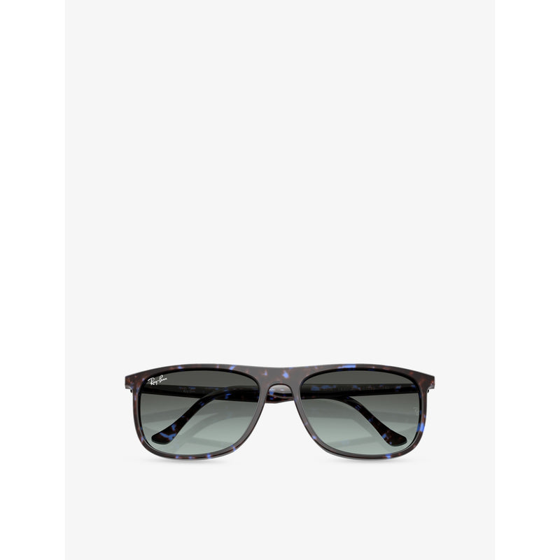 Ray-Ban RB2216 rectangle acetate sunglasses (British brand)