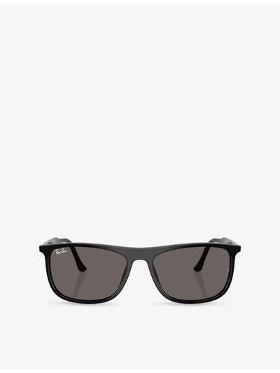 selfridges Ray-Ban RB2216 Rectangle-Frame Acetate Sunglasses- Buy online at McGrocer