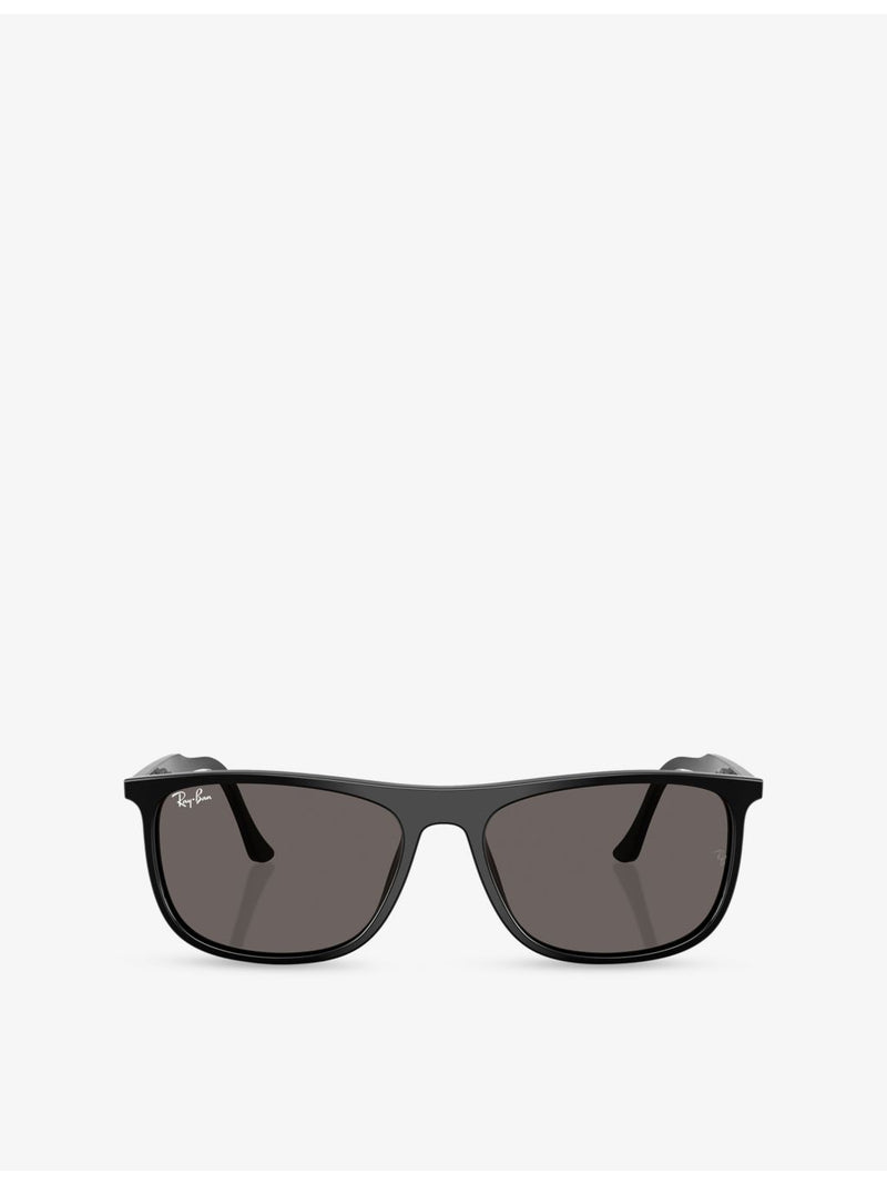 Ray-Ban RB2216 rectangle-frame acetate sunglasses (British brand)