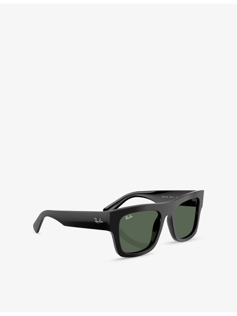 Ray-Ban sunglasses RB2217M square-frame acetate, imported from the UK