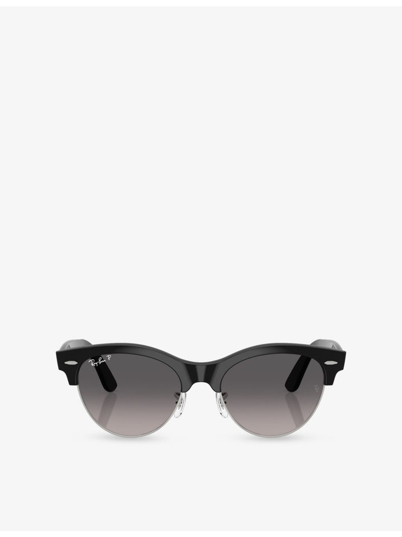 Ray-Ban RB2341 polarised square propionate sunglasses (British brand)