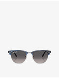 Ray-Ban Clubmaster square-frame acetate sunglasses (British brand)