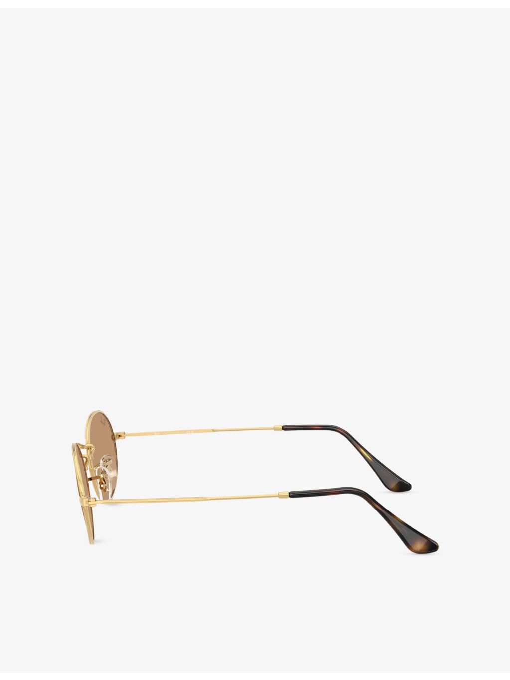 Ray-Ban oval metal sunglasses with gold-toned hardware, imported from the UK