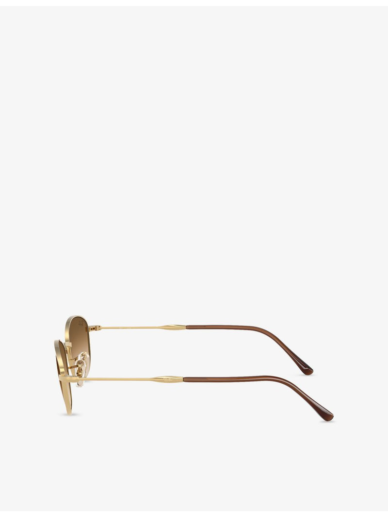 Ray-Ban RB3749 irregular-frame metal sunglasses (British brand)