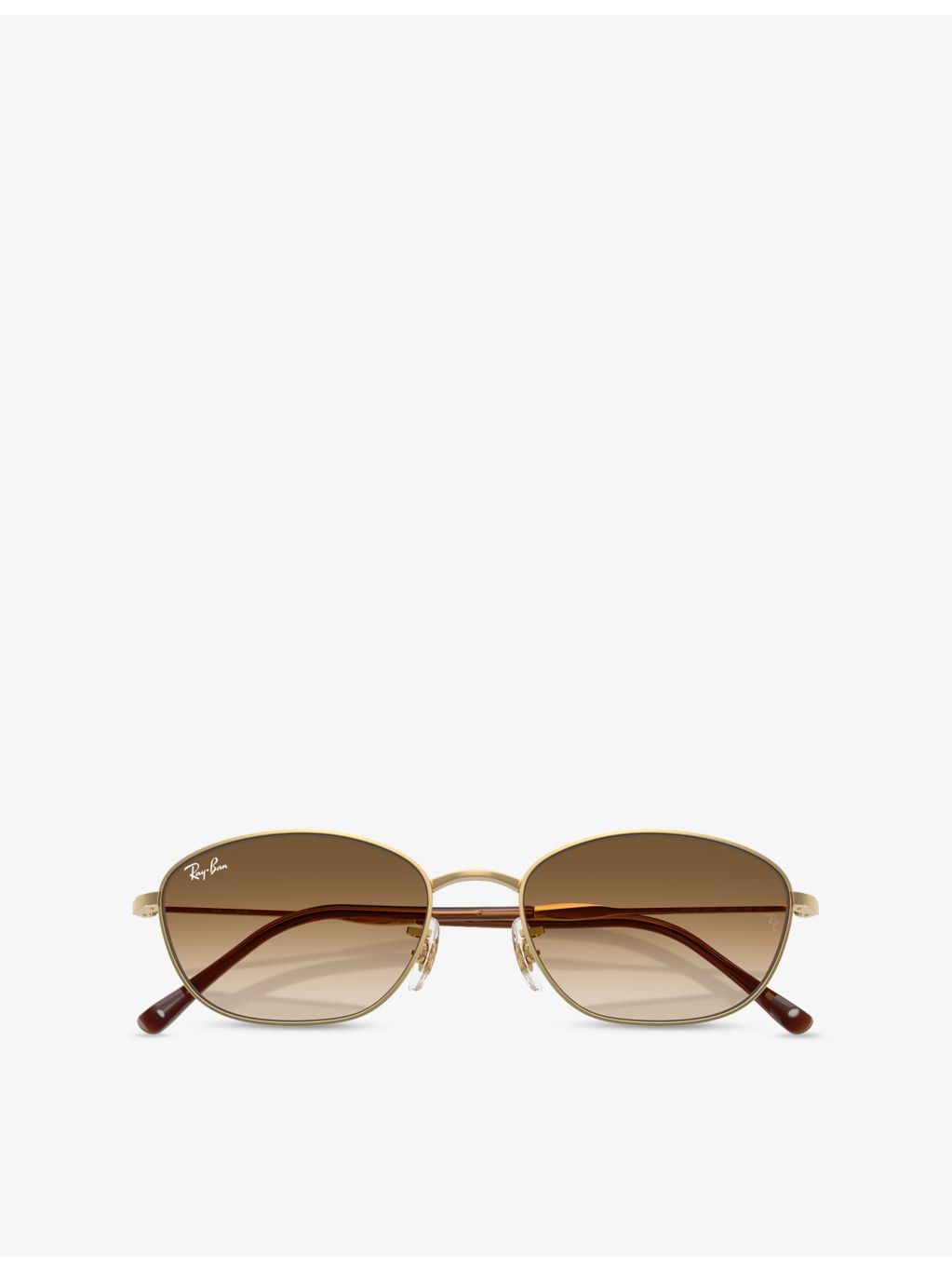 Ray-Ban RB3749 irregular-frame metal sunglasses (British brand)