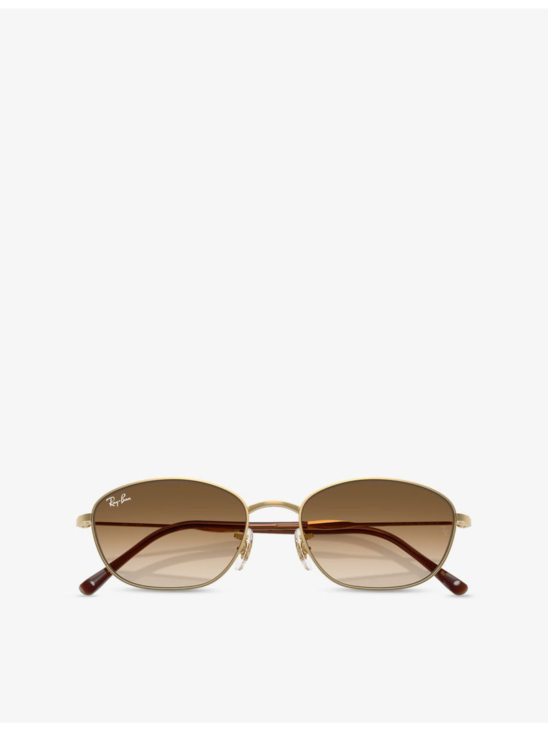 Ray-Ban RB3749 irregular-frame metal sunglasses (British brand)