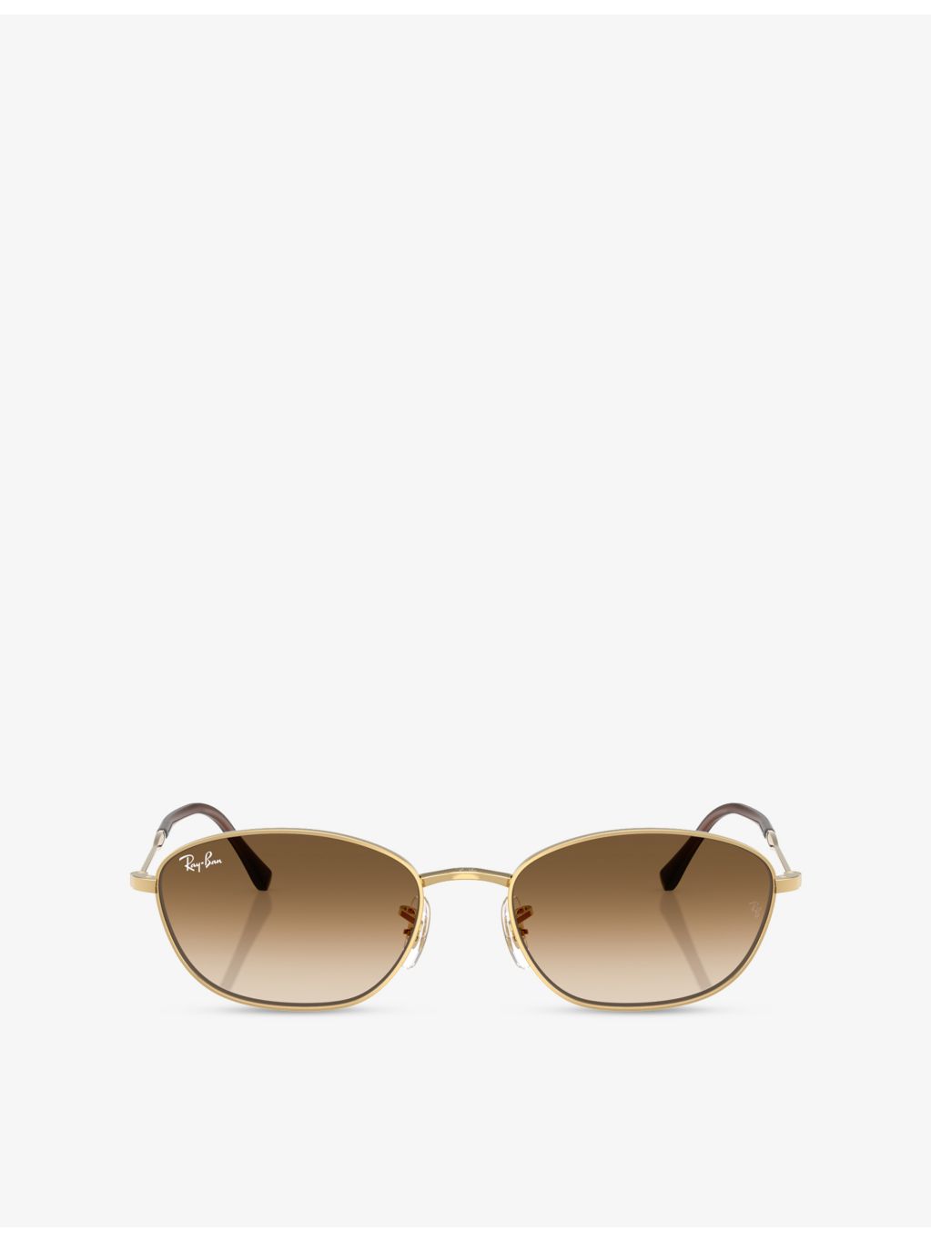 Ray-Ban RB3749 irregular-frame metal sunglasses (British brand)
