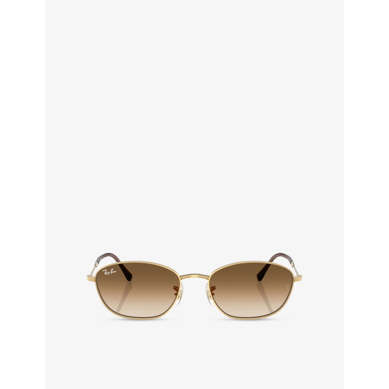 Ray-Ban RB3749 irregular-frame metal sunglasses (British brand)