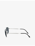 Ray-Ban RB3754 pillow-frame metal sunglasses, imported from the UK