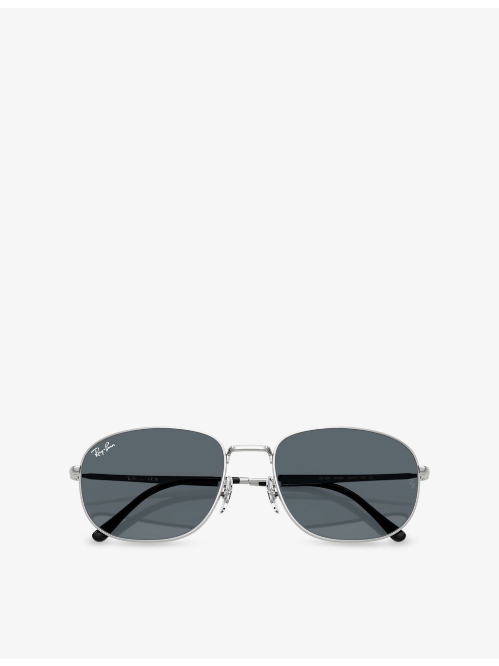Ray-Ban RB3754 pillow-frame metal sunglasses, imported from the UK