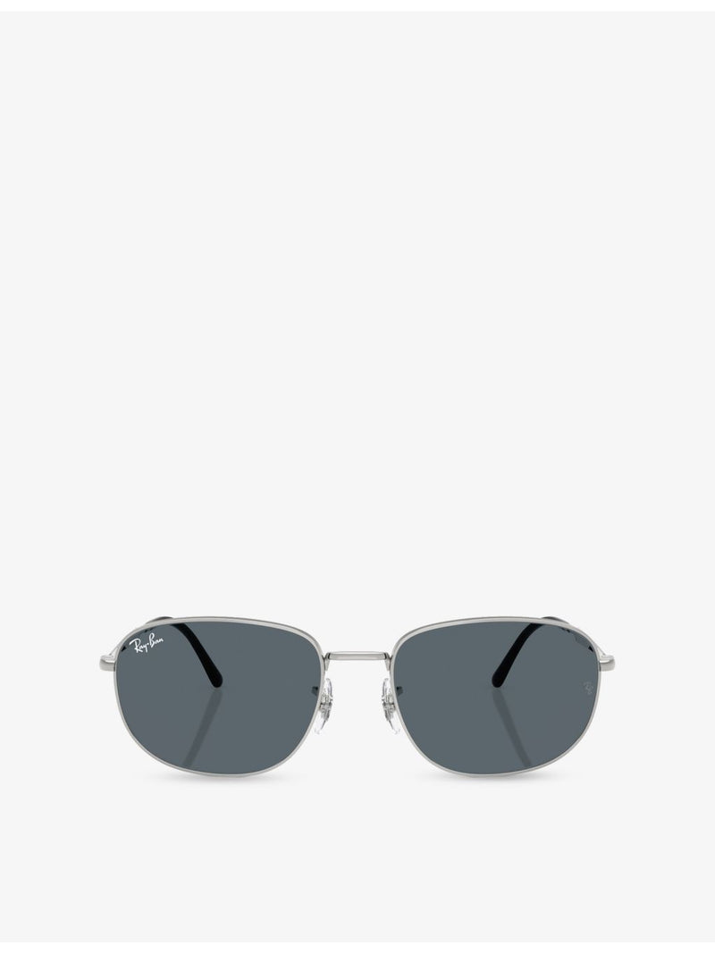 Ray-Ban RB3754 pillow-frame metal sunglasses, imported from the UK