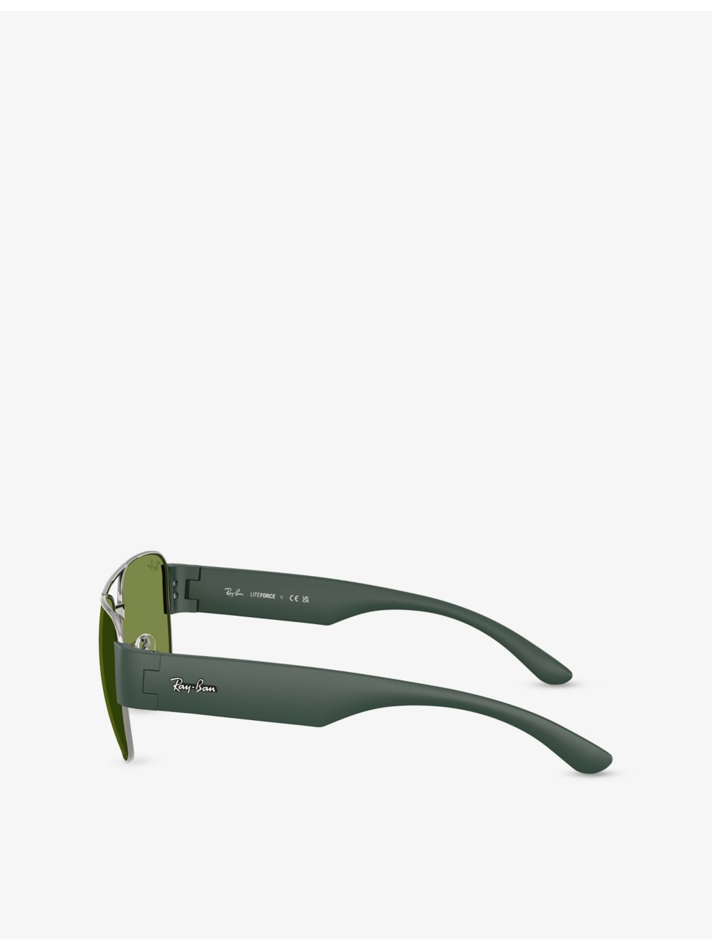 Ray-Ban RB3756 square-frame metal sunglasses 5.9cm lens, imported from the UK