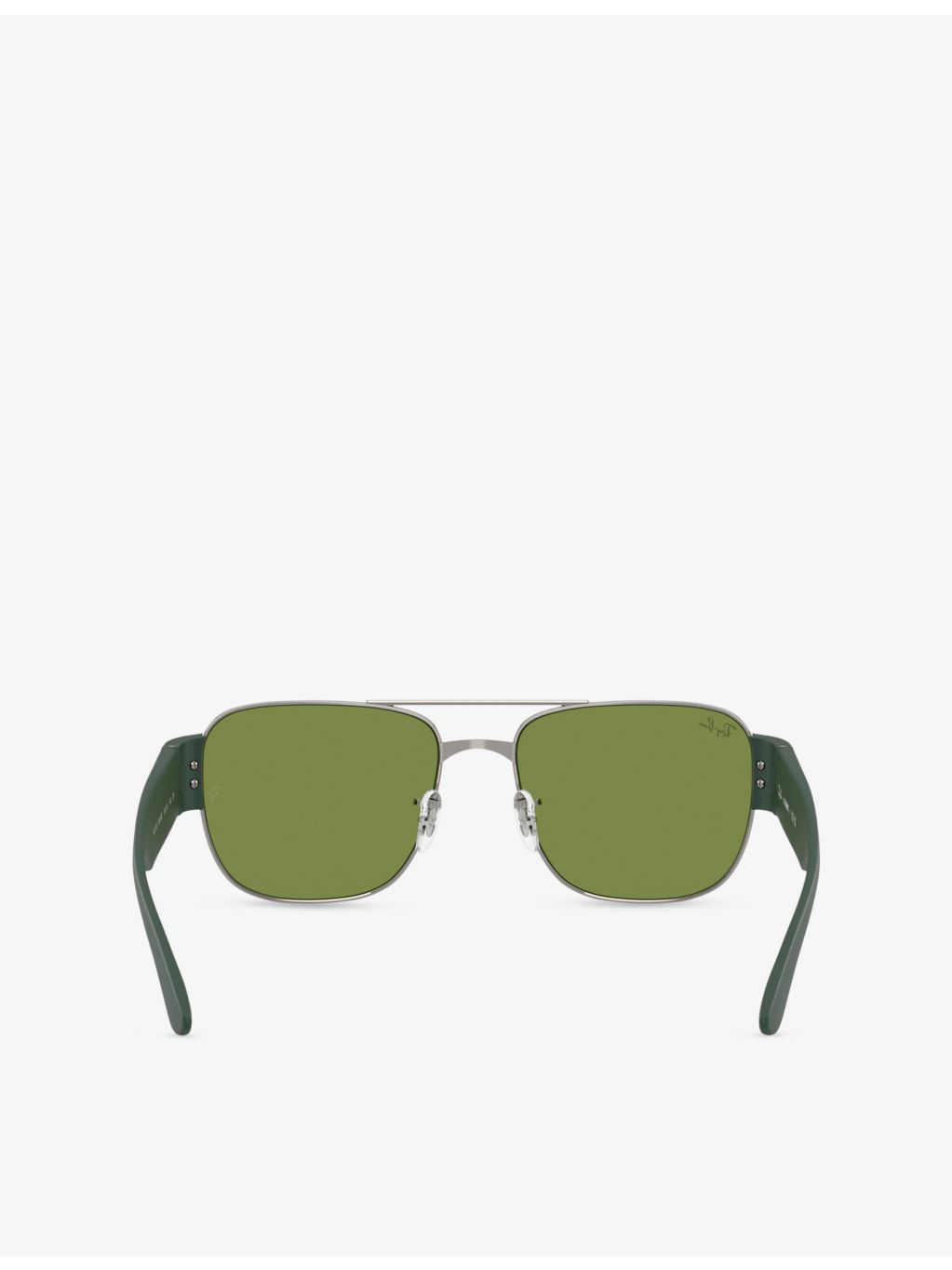 Ray-Ban RB3756 square-frame metal sunglasses 5.9cm lens, imported from the UK