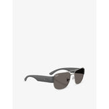Ray-Ban RB3756 square-frame metal sunglasses with UV lenses, imported from the UK
