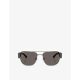 Ray-Ban RB3756 square-frame metal sunglasses with UV lenses, imported from the UK