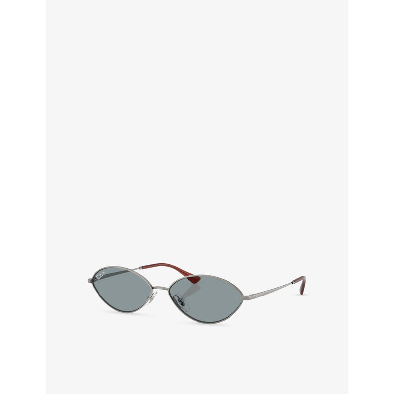 Ray-Ban RB3757 Kai oval metal sunglasses, UK version