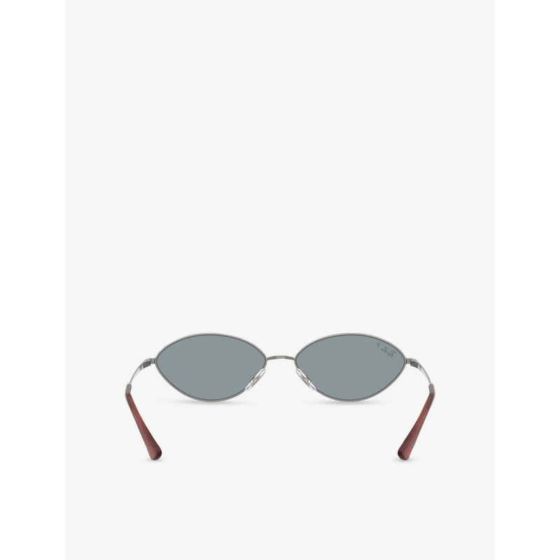 Ray-Ban RB3757 Kai oval metal sunglasses, UK version