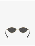 Ray-Ban RB3757 Kai oval metal sunglasses, UK version