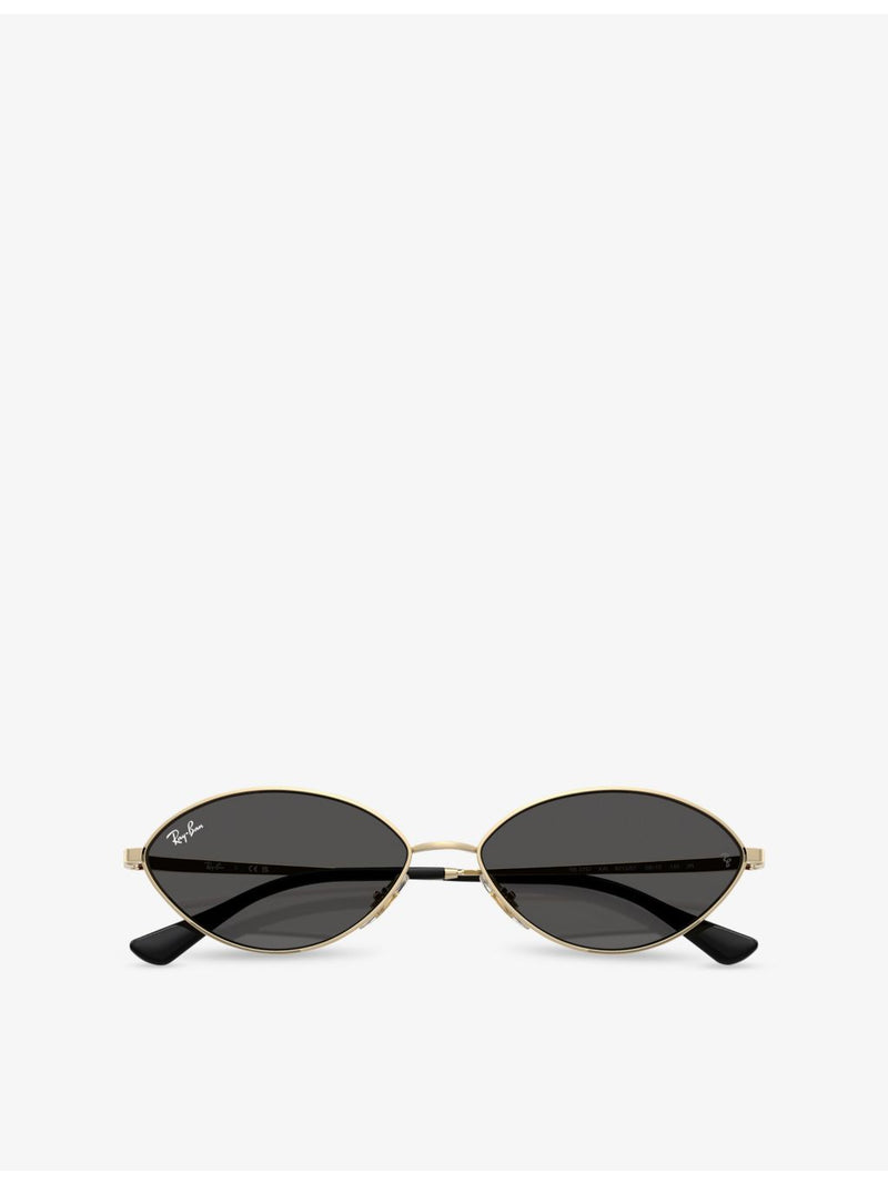 Ray-Ban RB3757 Kai oval metal sunglasses, UK version