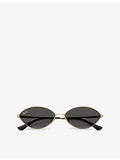 Ray-Ban RB3757 Kai oval metal sunglasses, UK version