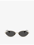Ray-Ban RB3757 Kai oval metal sunglasses, UK version