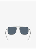 Ray-Ban RB3758 square-frame sunglasses 5.4cm lens width, imported from the UK