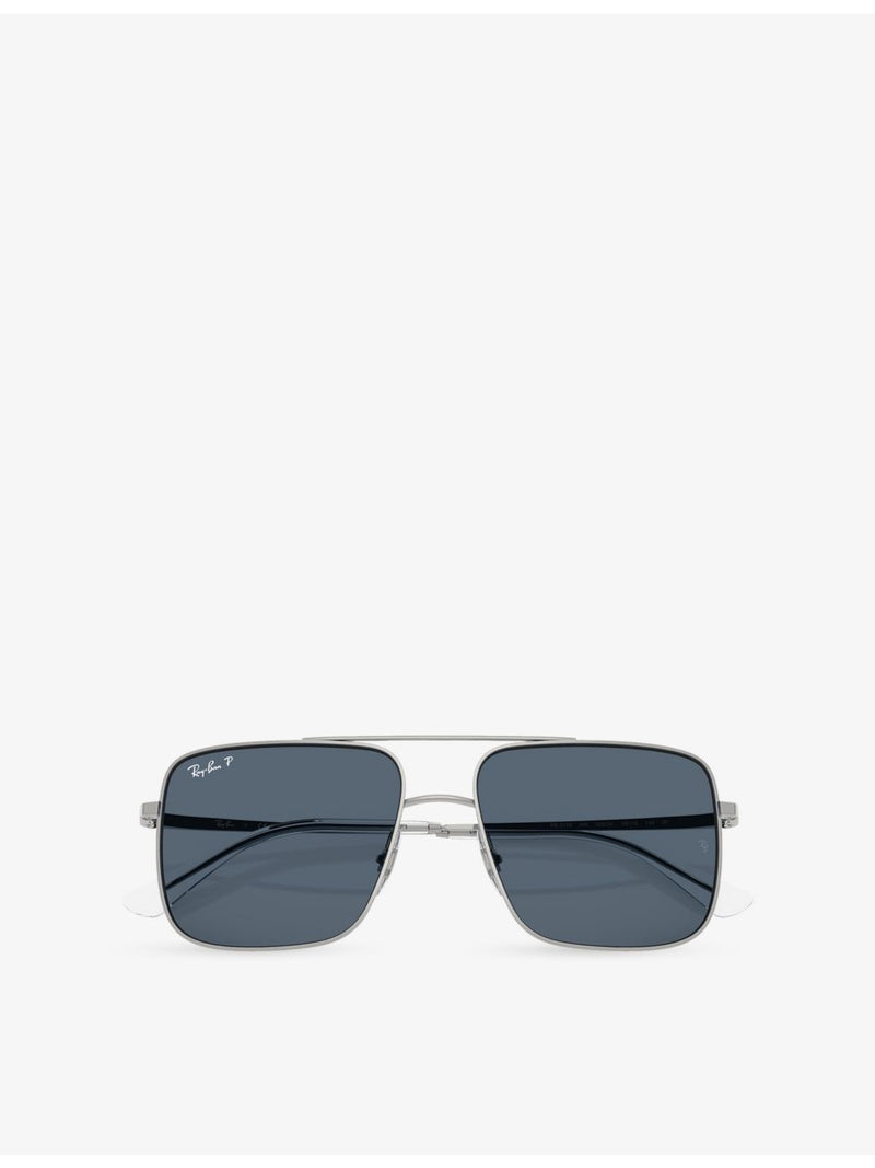 Ray-Ban RB3758 square-frame sunglasses 5.4cm lens width, imported from the UK