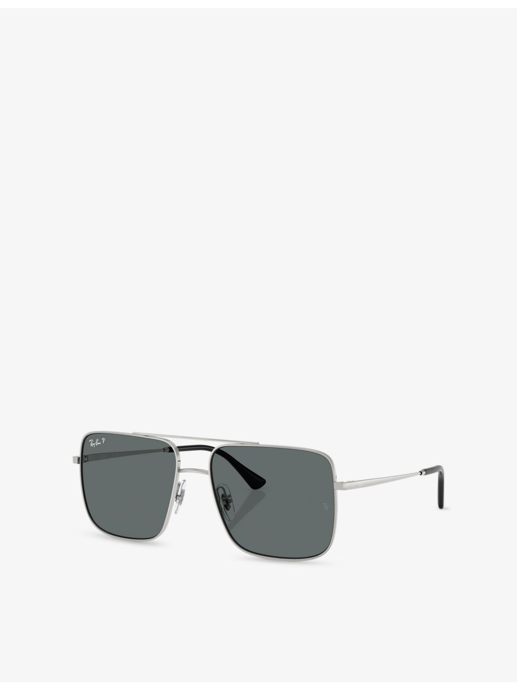 Ray-Ban RB3758 square-frame metal sunglasses (British brand)