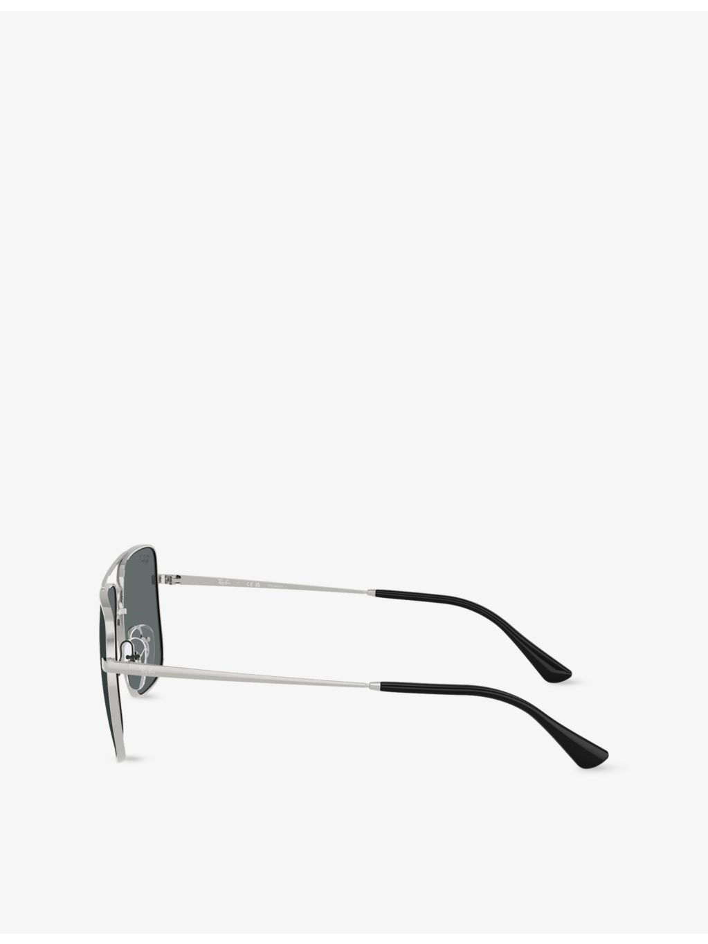 Ray-Ban RB3758 square-frame metal sunglasses (British brand)