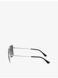 Ray-Ban RB3758 square-frame metal sunglasses (British brand)