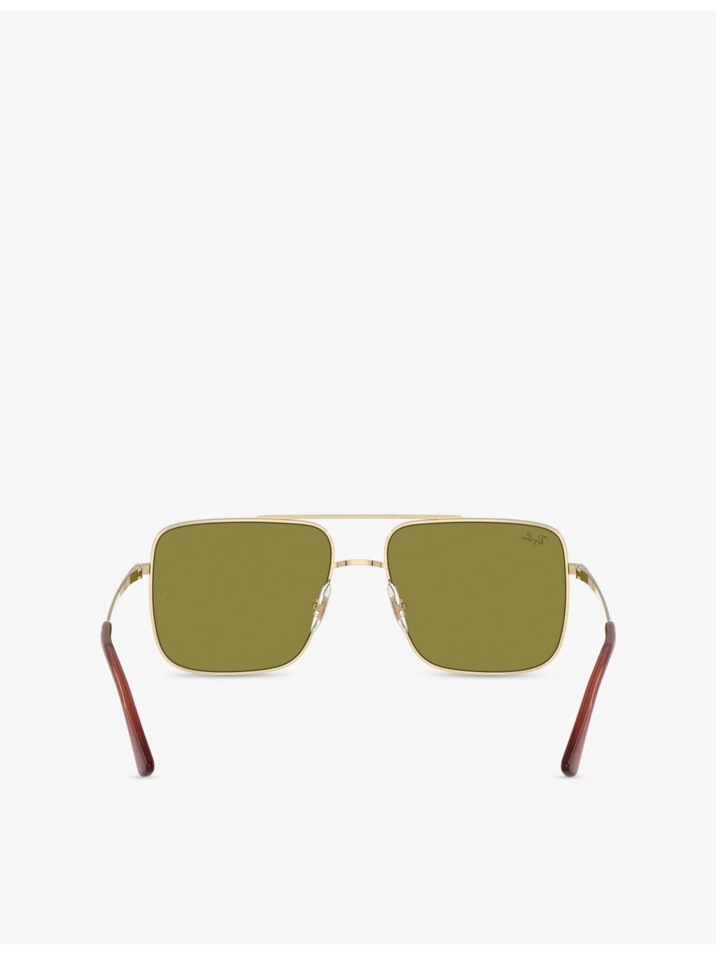 Ray-Ban RB3758 Ari square-frame metal sunglasses - British product