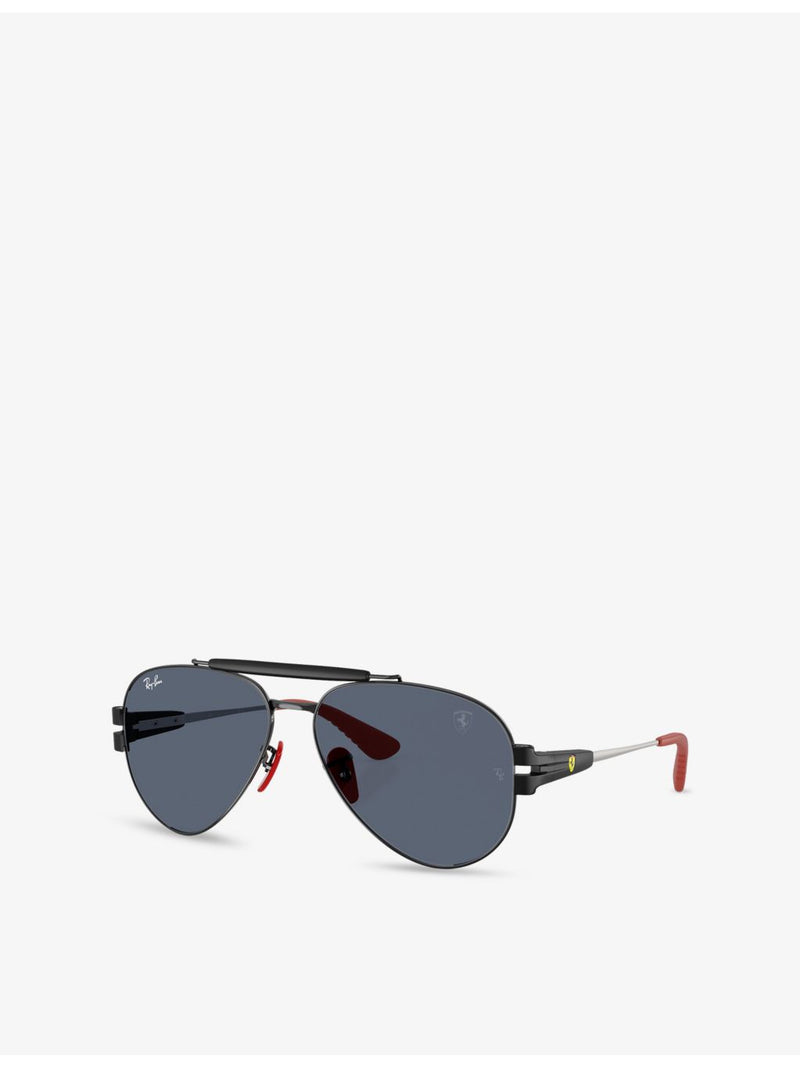 Ray-Ban RB3762M Scuderia Ferrari aviator sunglasses, UK version