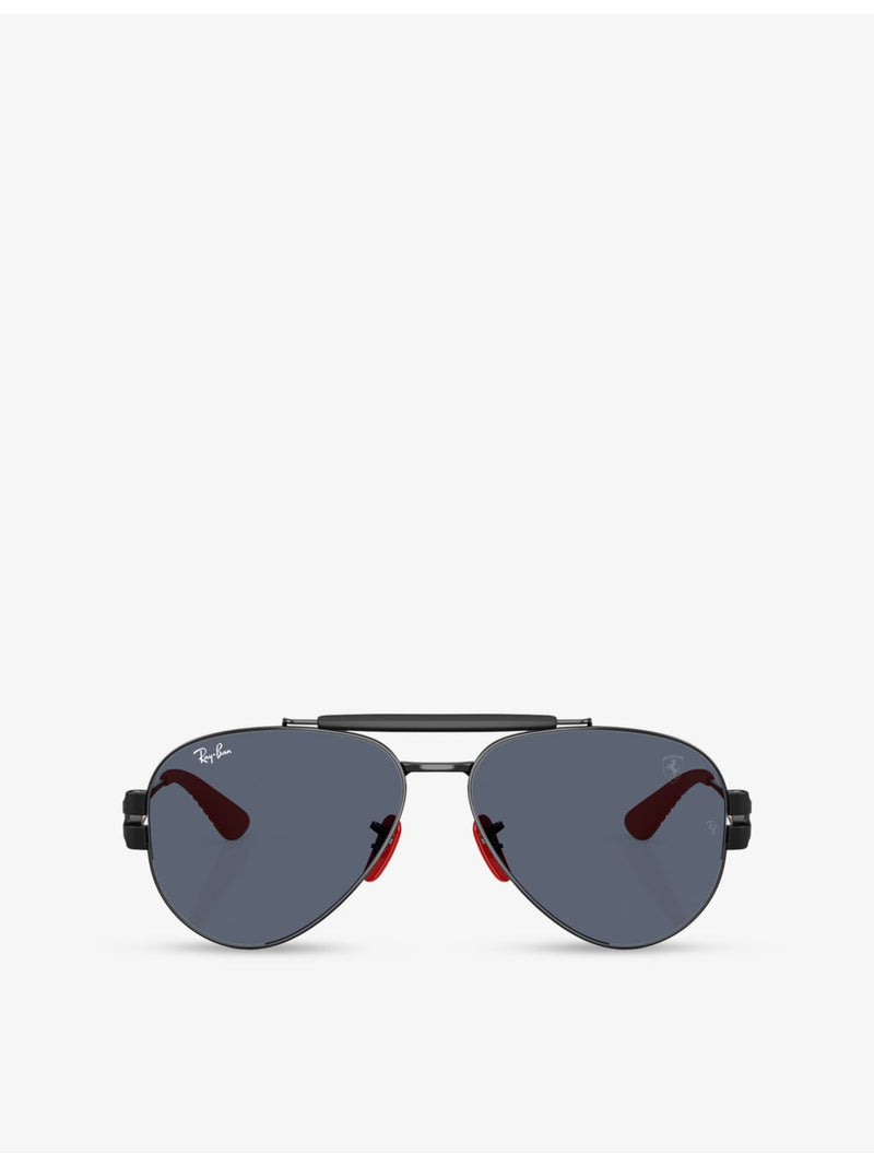 Ray-Ban RB3762M Scuderia Ferrari aviator sunglasses, UK version