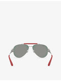 Ray-Ban Scuderia Ferrari aviator metal sunglasses, UK version