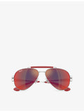 Ray-Ban Scuderia Ferrari aviator metal sunglasses, UK version