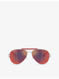 Ray-Ban Scuderia Ferrari aviator metal sunglasses, UK version