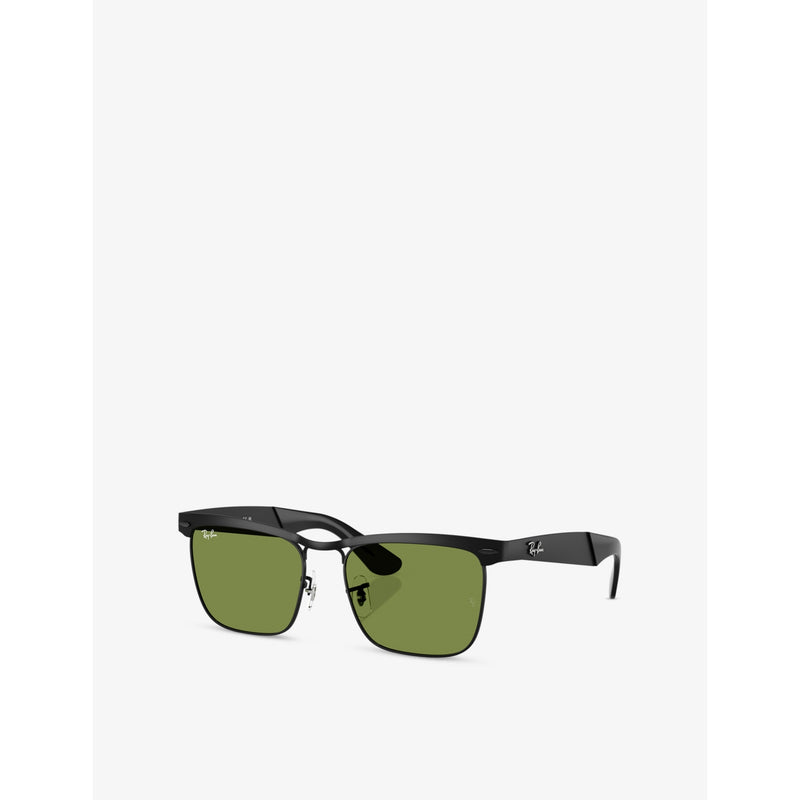 Ray-Ban RB3875 Wayfarer square metal sunglasses, UK version