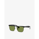 Ray-Ban RB3875 Wayfarer square metal sunglasses, UK version