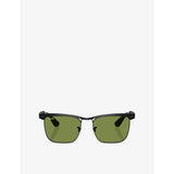 Ray-Ban RB3875 Wayfarer square metal sunglasses, UK version