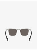 Ray-Ban Wayfarer Deluxe square-frame metal sunglasses, UK version