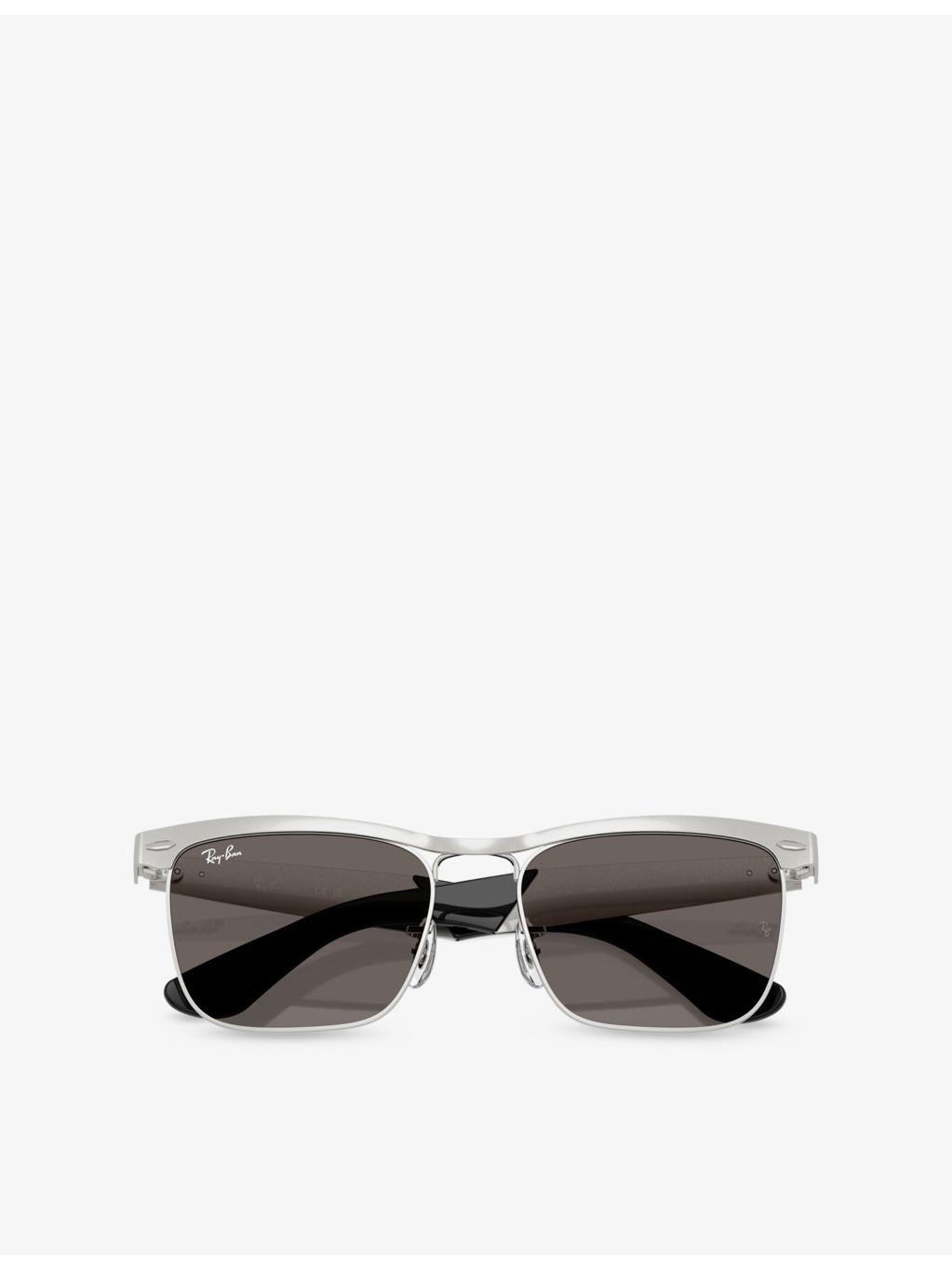 Ray-Ban Wayfarer Deluxe square-frame metal sunglasses, UK version