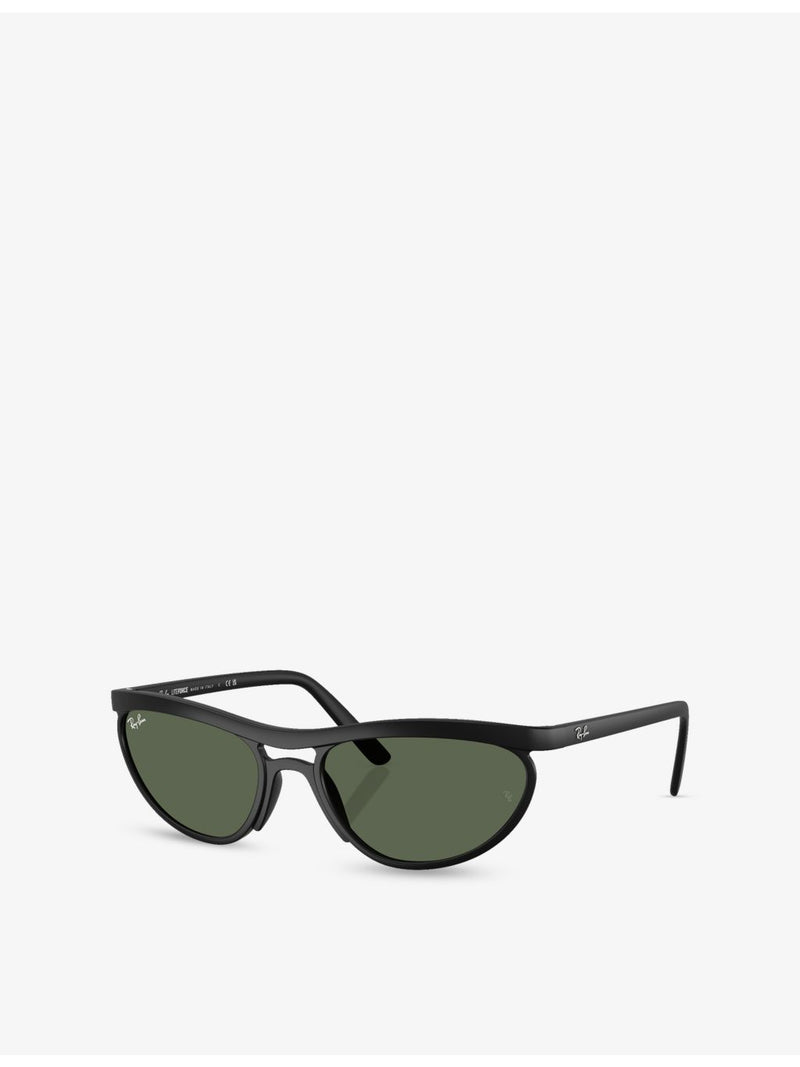 Ray-Ban Predator Liteforce pillow-frame peek sunglasses, imported from the UK