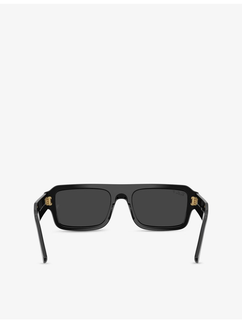 Ray-Ban sunglasses RB4454 Lukas rectangle frame acetate, UK version