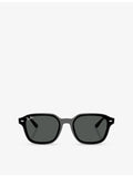 Ray-Ban square-frame nylon sunglasses 65mm, imported from the UK