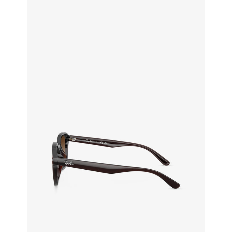 Ray-Ban square-frame nylon sunglasses RB4458D, imported from the UK