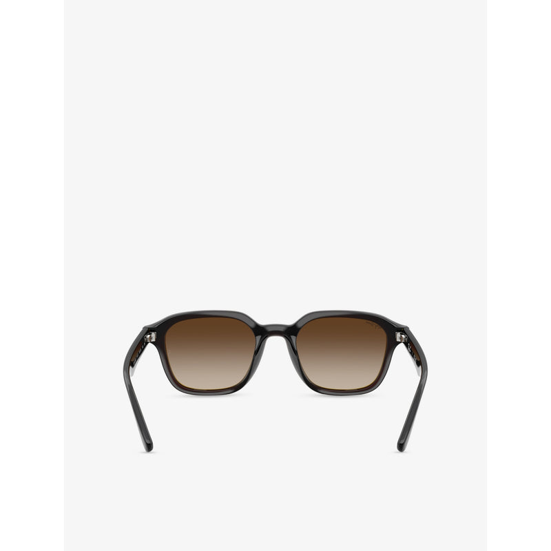 Ray-Ban square-frame nylon sunglasses RB4458D, imported from the UK
