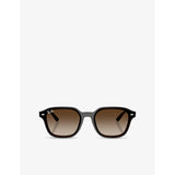 Ray-Ban square-frame nylon sunglasses RB4458D, imported from the UK