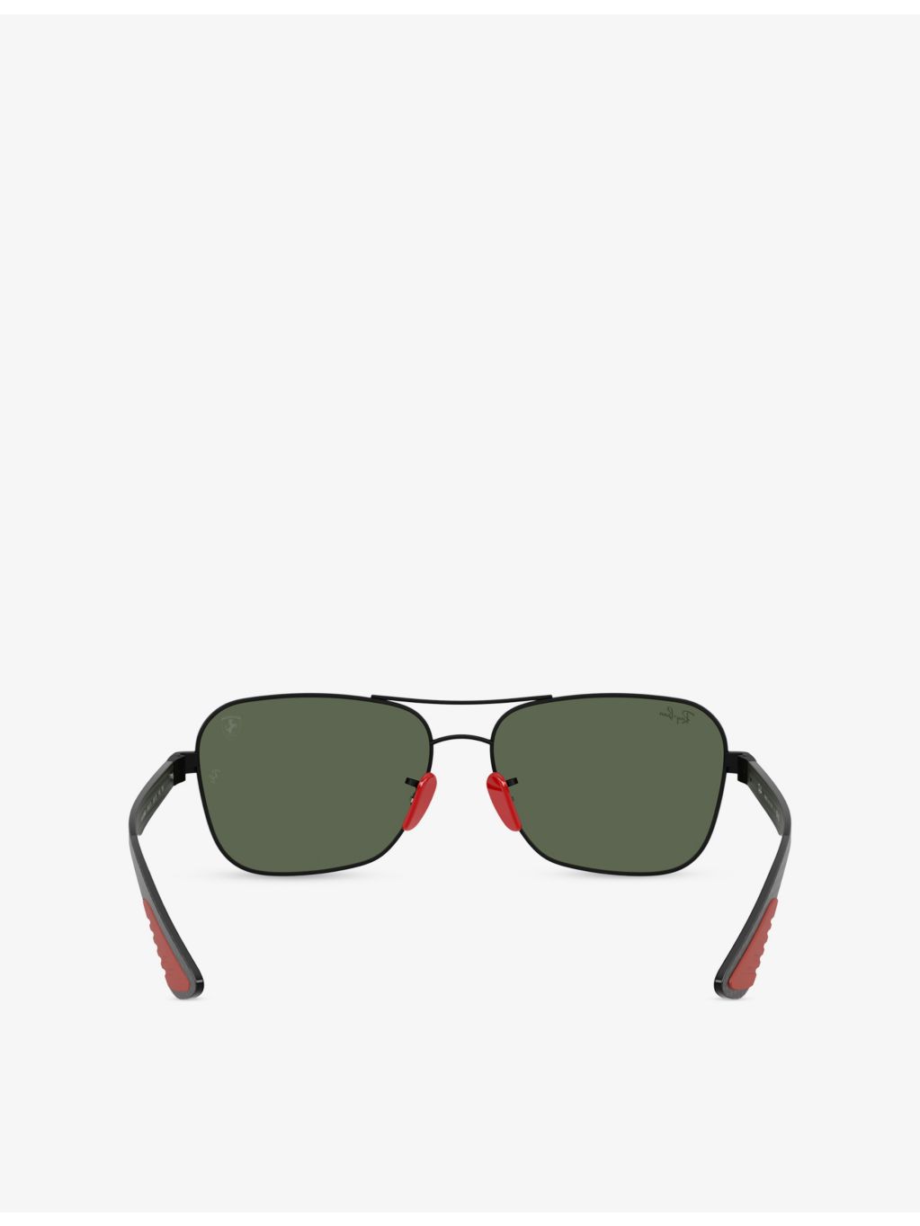 Ray-Ban Scuderia Ferrari square-frame metal sunglasses, UK version